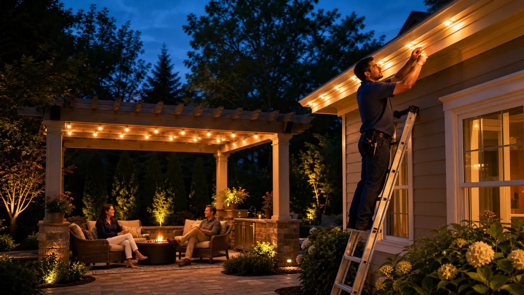 Understanding Permanent Patio Lighting For Rochester Evenings